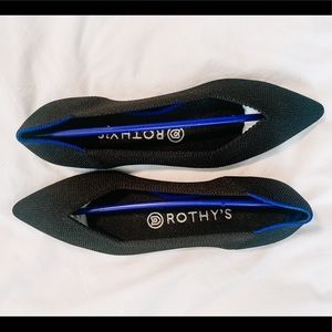 Rothy’s - Black Pointed - 7.5 - Never Worn
